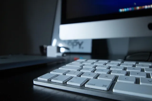 apple, business, desk, icon, keyboard, office, screen, setup, technology, work, setup, setup, setup, setup, setup. Preparing a standard computer setup for new staff: checklist